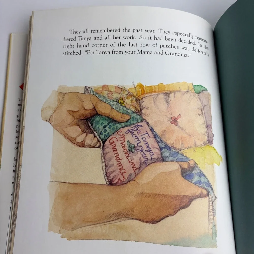 Vintage The Patchwork Quilt Valerie Flournoy Signed‎ Hardcover Book GOOD